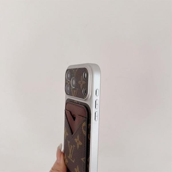 Monogram MagSafe Card Holder Case for iPhone 17/16/15/14 Series Monogram MagSafe Card Holder Case for iPhone 17/16/15/14 Series