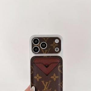 Monogram MagSafe Card Holder Case for iPhone 17/16/15/14 Series