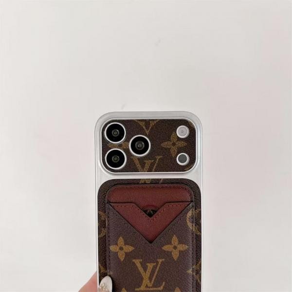 Monogram MagSafe Card Holder Case for iPhone 17/16/15/14 Series Monogram MagSafe Card Holder Case for iPhone 17/16/15/14 Series