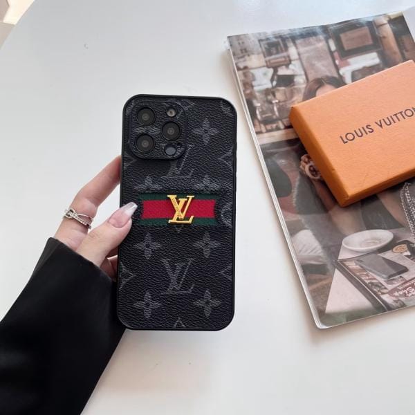 Louis Vuitton Stripe Leather Thin iPhone Case Louis Vuitton Stripe Leather Thin iPhone Case