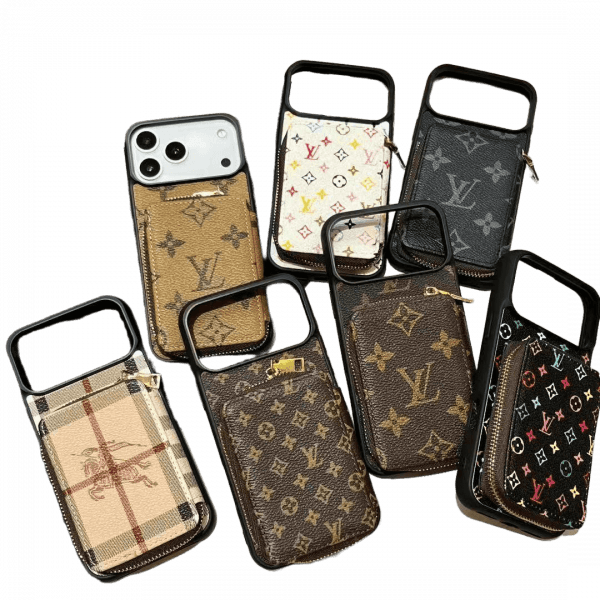 Louis Vuitton Zipper Wallet Case for iPhone 17, Air, Pro, 17 Pro Max