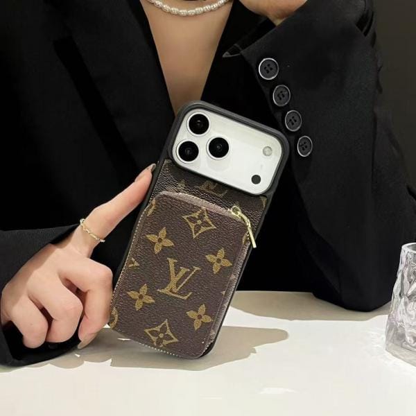 Louis Vuitton Zipper Wallet Case for iPhone 17, Air, Pro, 17 Pro Max
