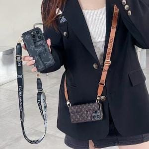 Crossbody Louis Vuitton Card Holder Phone Case - IPHONE 12 PRO MAX Crossbody Louis Vuitton Card Holder Phone Case - IPHONE 12 PRO MAX