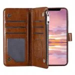 Louis Vuitton Zipper Wallet Folio Case for iPhone 16 Plus