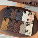 LV Eye Trunk Style Accordion Wallet Case with Crossbody Strap
