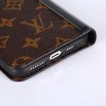 LV Style iPhone 17 Series Folio Wallet Case - Canvas with Color Spine LV Style iPhone 17 Series Folio Wallet Case - Canvas with Color Spine