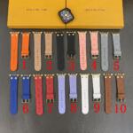 Louis Vuitton Apple Watch Band Embossed Leather