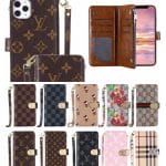 Louis Vuitton Zipper Wallet Folio Case for iPhone 15 Pro Max/ 15/ 15 Plus/ 15 Pro