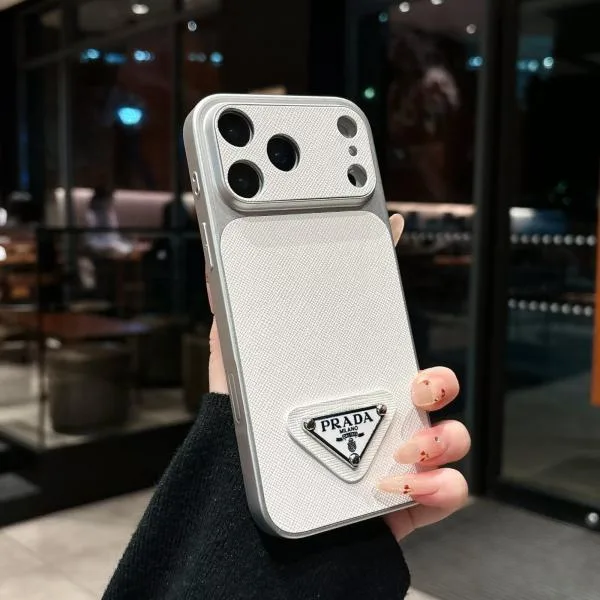 Prada Triangle Saffiano-Style Ultra-Slim Case iPhone 17 Series