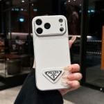 Prada Triangle Saffiano-Style Ultra-Slim Case iPhone 17 Series Prada Triangle Saffiano-Style Ultra-Slim Case iPhone 17 Series