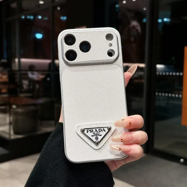 Prada Triangle Saffiano-Style Ultra-Slim Case iPhone 17 Series