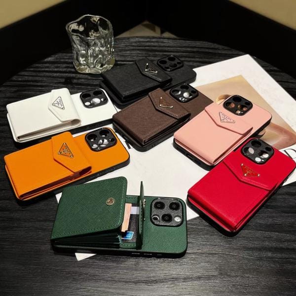 Prada Accordion Card Holder iPhone Case
