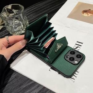 Prada Accordion Card Holder iPhone Case