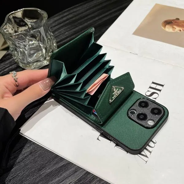 Prada Accordion Card Holder iPhone Case