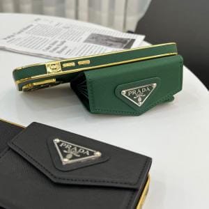 Prada Accordion Card Holder iPhone Plating Case Prada Accordion Card Holder iPhone Plating Case