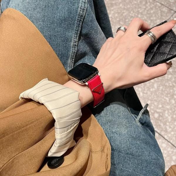 Prada Apple Watch Band Strap 42 44 45 49mm