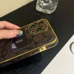 Coach Slim Card Holder iPhone Case