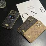 Coach Slim Card Holder iPhone Case