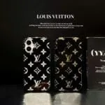 Louis Vuitton Dauphine Lock Card Holder Case for Samsung Galaxy S22, S23, S24, S25 Ultra Plus+