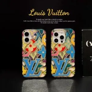 Graffiti Style Louis Vuitton Slim Phone Case - 14 PRO MAX