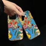 Graffiti Style Louis Vuitton Slim Phone Case