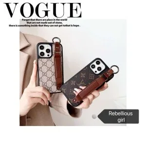 Dauphine Strap LV Case for iPhone 17-11 Series - Slim Fit