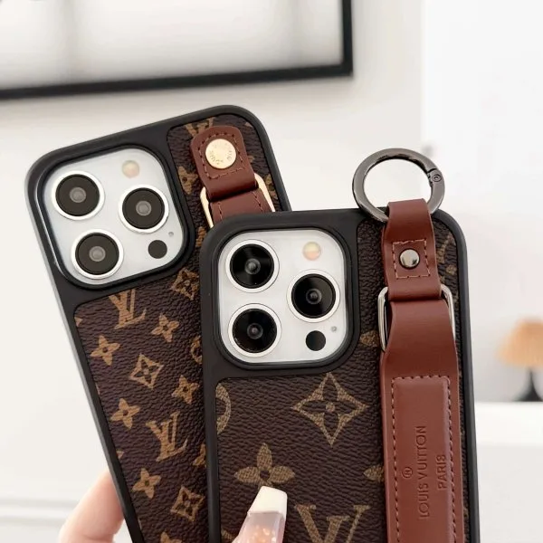 Dauphine Strap LV Case for iPhone 17-11 Series - Slim Fit Dauphine Strap LV Case for iPhone 17-11 Series - Slim Fit