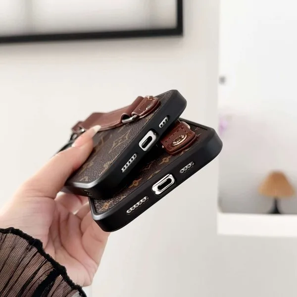 Dauphine Strap LV Case for iPhone 17-11 Series - Slim Fit Dauphine Strap LV Case for iPhone 17-11 Series - Slim Fit