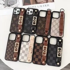 Dauphine Strap LV Case for iPhone 17-11 Series - Slim Fit
