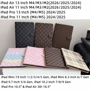 iPad Pro/Air/Mini Leather Folio Wallet Case Kickstand Cover