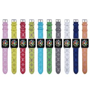 Louis Vuitton Apple Watch Band 42mm 44mm 45mm - Colorful Louis Vuitton Apple Watch Band 42mm 44mm 45mm - Colorful