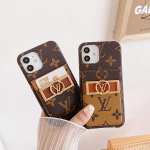Louis Vuitton Dauphine Card Slot Case for iPhone 16 11 12 13 14 15 Pro Max 7 8 Plus Louis Vuitton Dauphine Card Slot Case for iPhone 16 11 12 13 14 15 Pro Max 7 8 Plus