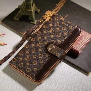 Louis Vuitton Wallet Folio Case for iPhone 12-16 Pro Max