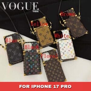 Louis Vuitton Eye Trunk Wallet Case for iPhone 17 16 15 14 13 12 11 Pro Max 7 8 Plus - 17 PRO