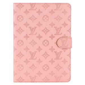 Louis Vuitton iPad Leather Case Kickstand Cover - Imprint Pink
