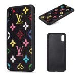 Louis Vuitton Thin Leather Case for Samsung Galaxy S10 - S22 Ultra Note 10 Note 20 Ultra - Black Multicolor