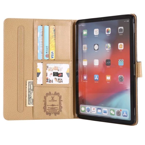 Louis Vuitton iPad Leather Case Kickstand Cover - Imprint Red Louis Vuitton iPad Leather Case Kickstand Cover - Imprint Red