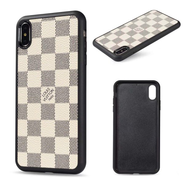Louis Vuitton Thin Leather Case for Samsung Galaxy S10 - S22 Ultra Note 10 Note 20 Ultra - Damier azur