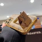 Louis Vuitton Kickstand Plating Edge Case for iPhone 15 14 13 12 11 Pro Max