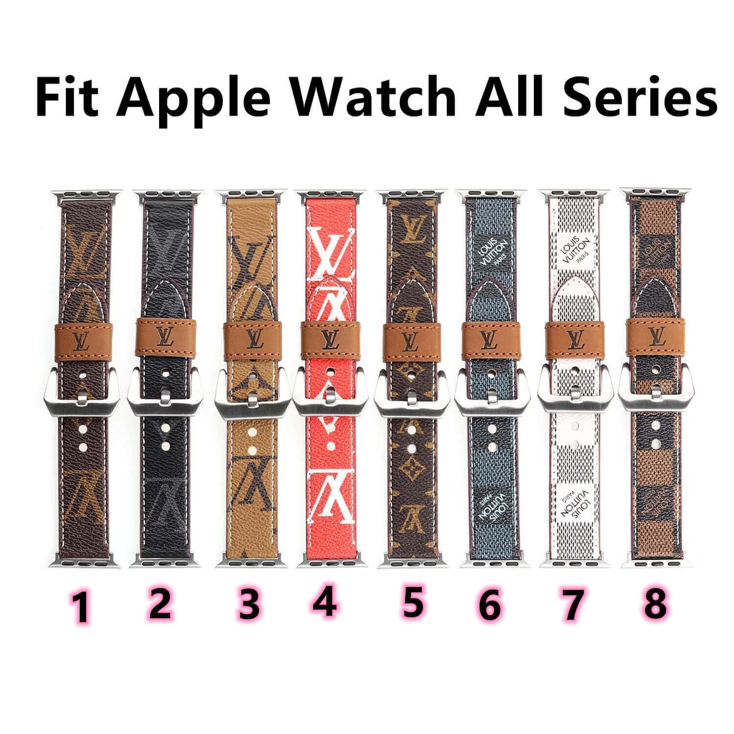 Louis Vuitton Apple Watch Band Leather - Luxury Phone Case Shop
