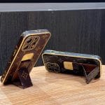 Louis Vuitton Kickstand Plating Edge Case for iPhone 15 14 13 12 11 Pro Max
