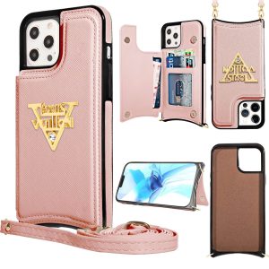 [CROSSBODY] Louis Vuitton Back Wallet Case for iPhone 14 11 12 13 Pro Max 7 8 Plus Xs 13 12 Mini