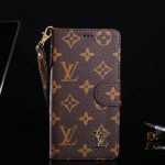 Louis Vuitton Wallet Folio Leather Case for iPhone 16 15 11 12 13 14 Pro Max 12 13 Mini 7 8 Plus