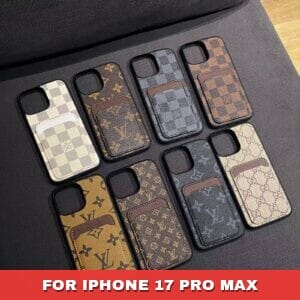 Louis Vuitton Card Slot Case for iPhone 17 16 15 11 12 13 14 Pro Max 12 13 Mini 7 8 Plus - 17 PRO MAX