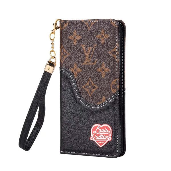iPhone 12 Louis Vuitton Valentine's Day Wallet Case